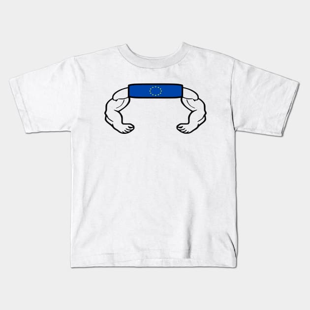 europe Kids T-Shirt by Milaino